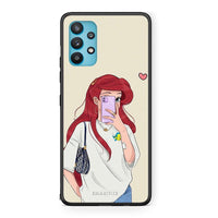 Thumbnail for Samsung Galaxy A32 5G Walking Mermaid Θήκη από τη Smartfits με σχέδιο στο πίσω μέρος και μαύρο περίβλημα | Smartphone case with colorful back and black bezels by Smartfits