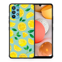 Thumbnail for Θήκη Samsung Galaxy A32 5G  Lemons από τη Smartfits με σχέδιο στο πίσω μέρος και μαύρο περίβλημα | Samsung Galaxy A32 5G  Lemons case with colorful back and black bezels