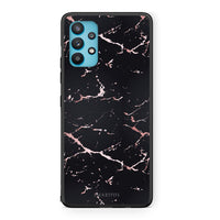 Thumbnail for 4 - Samsung Galaxy A32 5G  Black Rosegold Marble case, cover, bumper