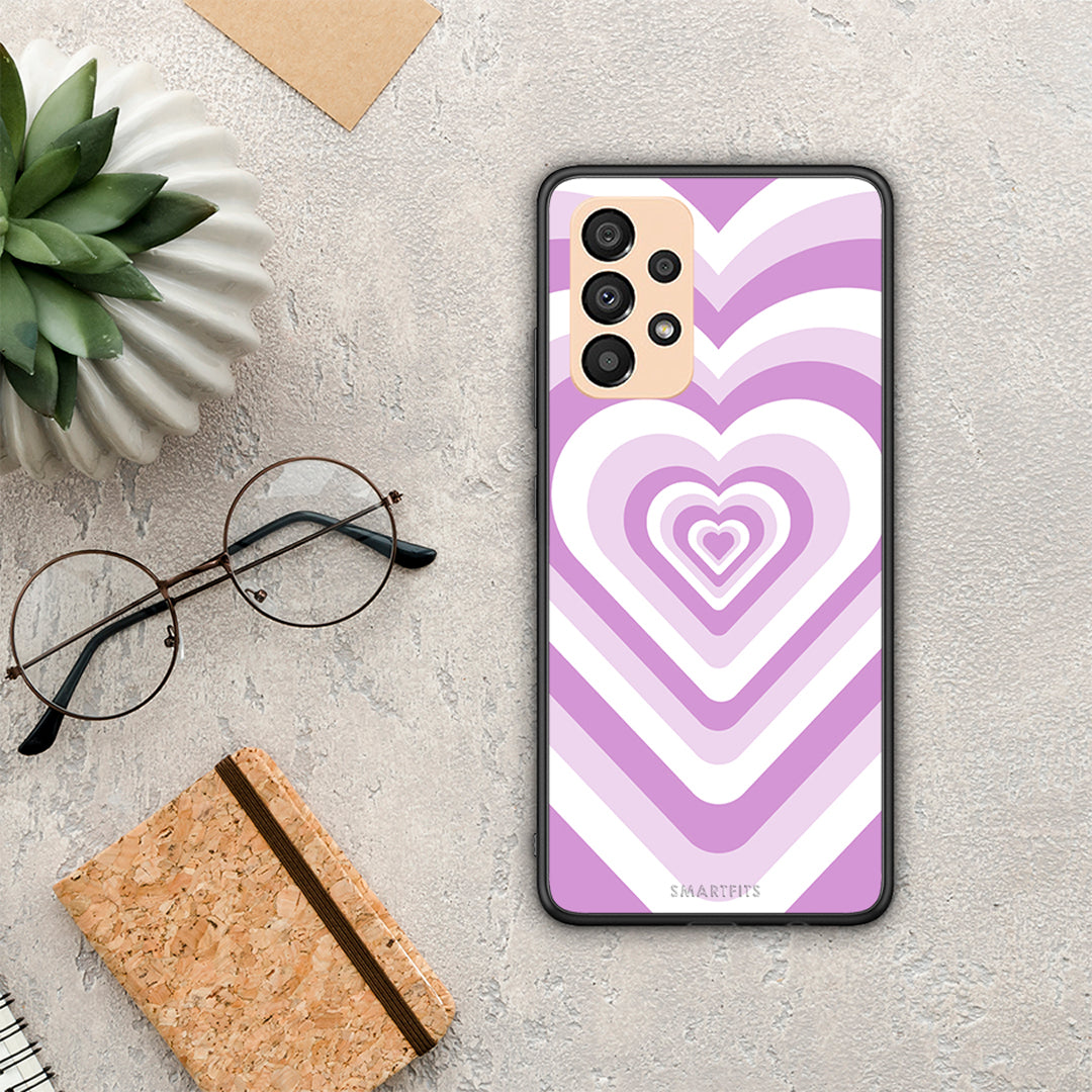 Lilac Hearts - Samsung Galaxy A33 5G θήκη