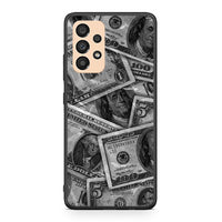 Thumbnail for Samsung A33 5G Money Dollars θήκη από τη Smartfits με σχέδιο στο πίσω μέρος και μαύρο περίβλημα | Smartphone case with colorful back and black bezels by Smartfits