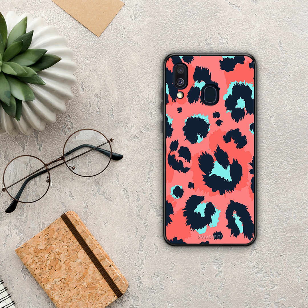 Animal Pink Leopard - Samsung Galaxy A40 θήκη