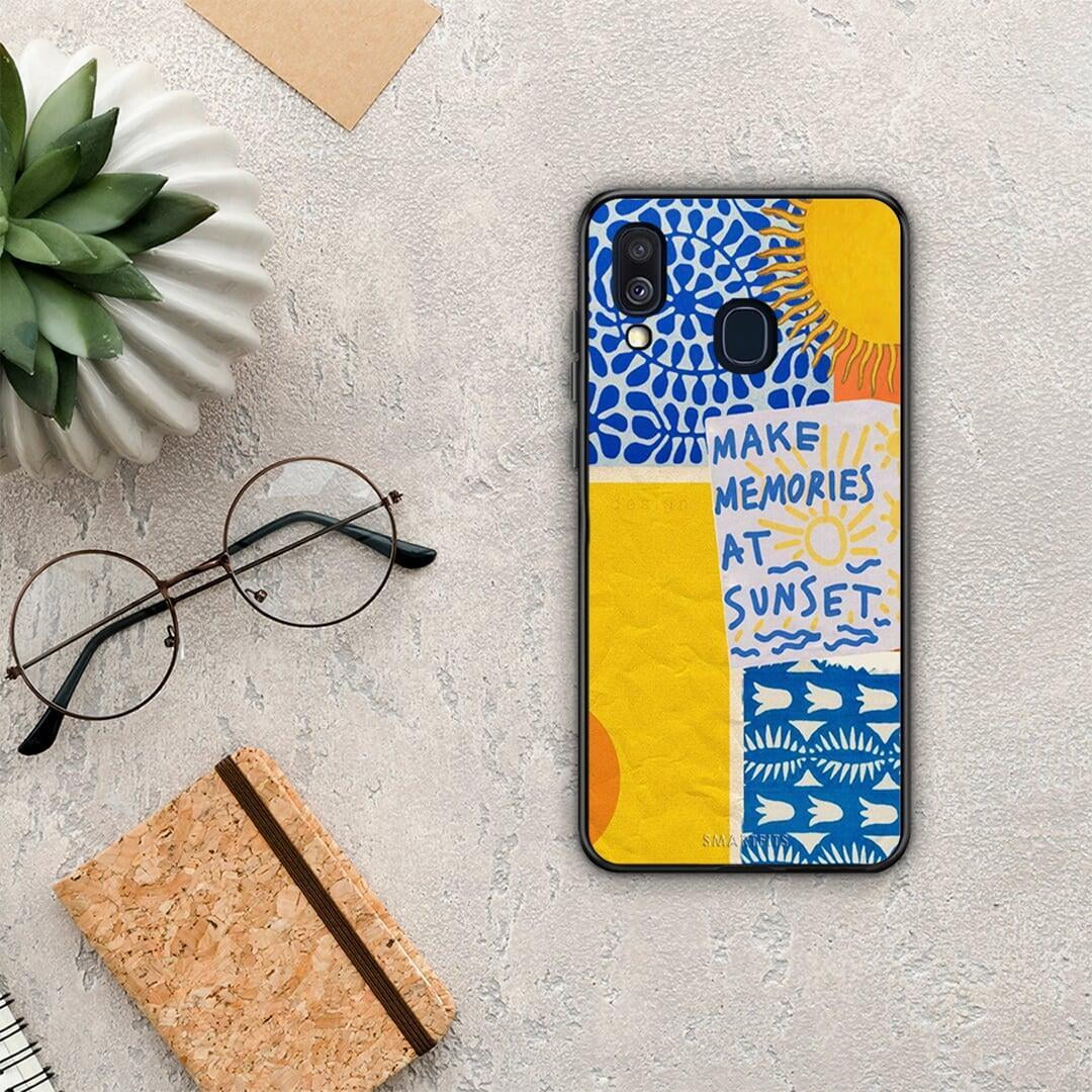 Sunset Memories - Samsung Galaxy A40 θήκη