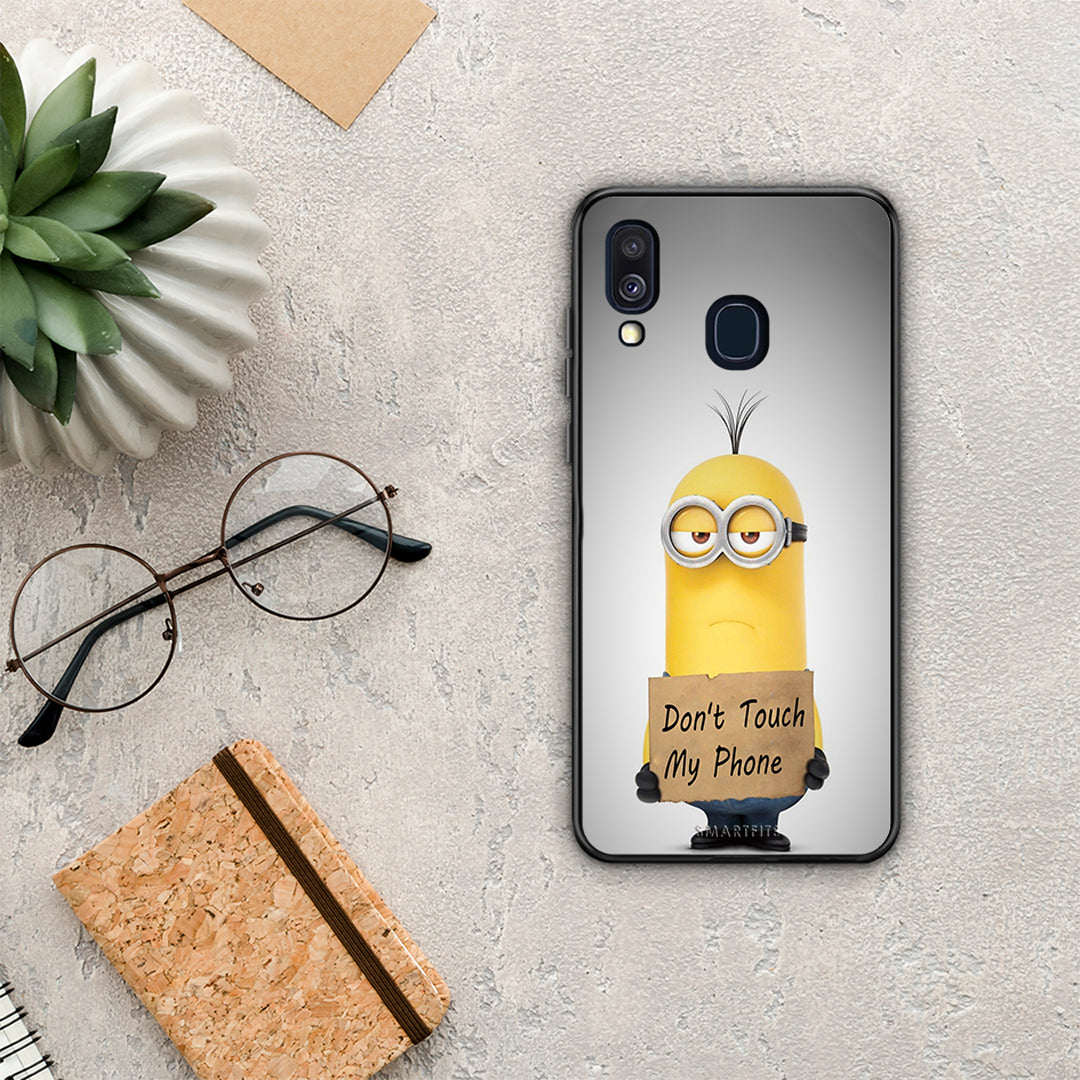 Text Minion - Samsung Galaxy A40 θήκη