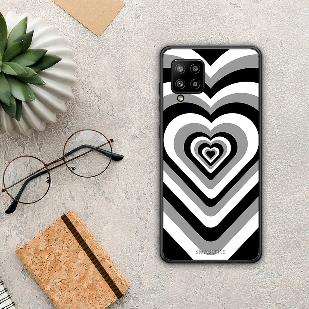 Black Hearts - Samsung Galaxy A42 θήκη