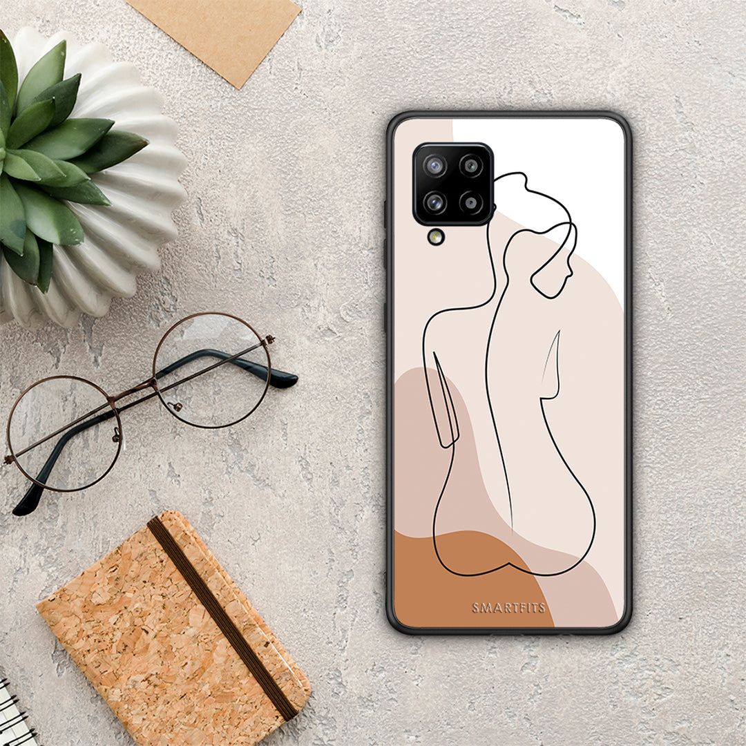 LineArt Woman - Samsung Galaxy A42 θήκη
