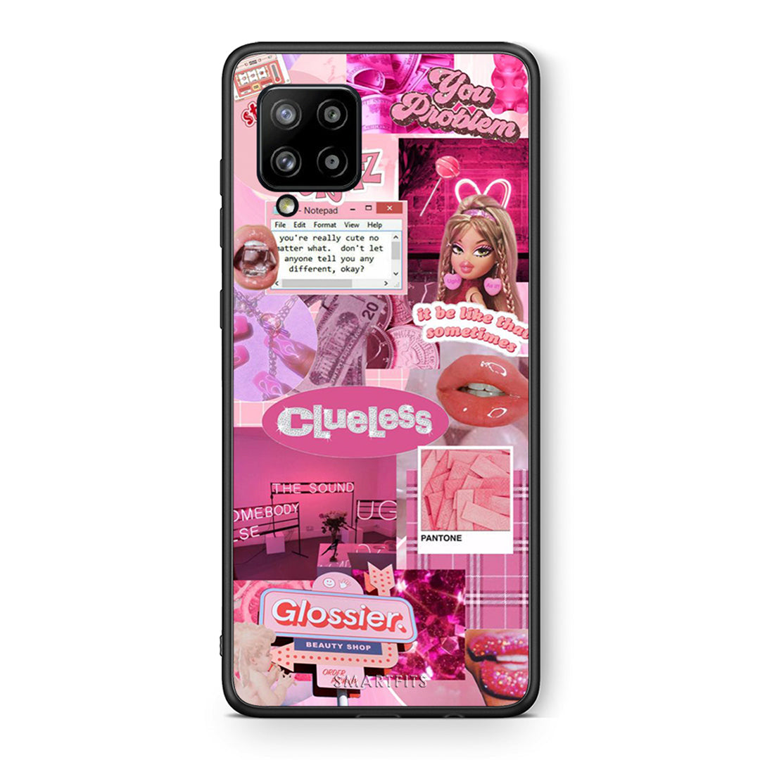 Θήκη Αγίου Βαλεντίνου Samsung Galaxy A42 Pink Love από τη Smartfits με σχέδιο στο πίσω μέρος και μαύρο περίβλημα | Samsung Galaxy A42 Pink Love case with colorful back and black bezels