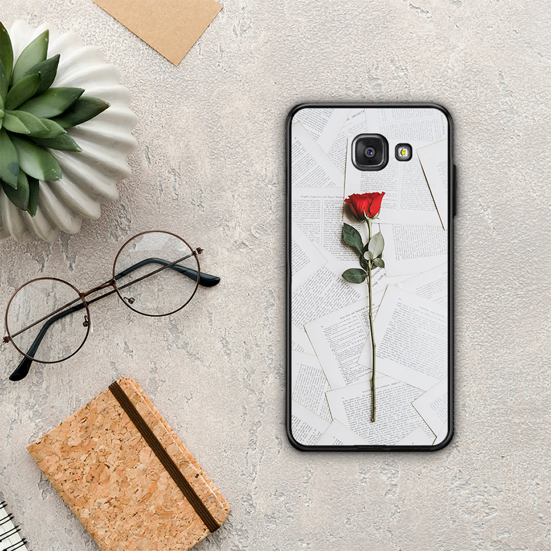 Red Rose - Samsung Galaxy A5 2017 θήκη