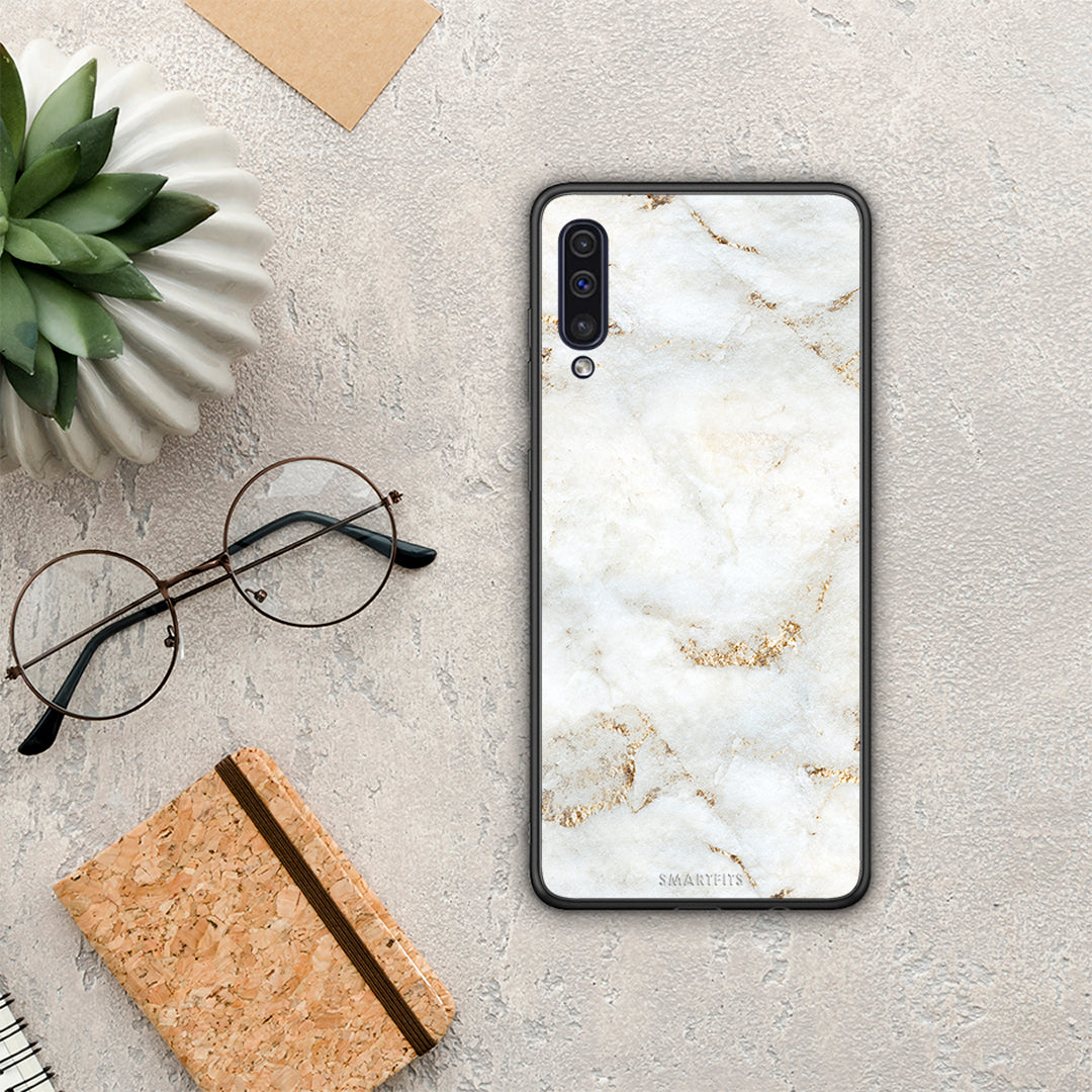 White Gold Marble - Samsung Galaxy A50 / A30s θήκη