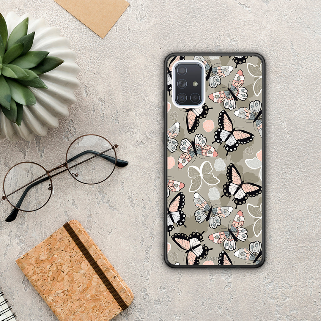 Boho Butterflies - Samsung Galaxy A51 θήκη