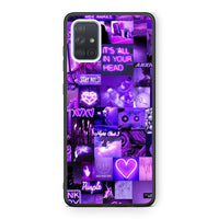 Thumbnail for Samsung A71 Collage Stay Wild Θήκη Αγίου Βαλεντίνου από τη Smartfits με σχέδιο στο πίσω μέρος και μαύρο περίβλημα | Smartphone case with colorful back and black bezels by Smartfits