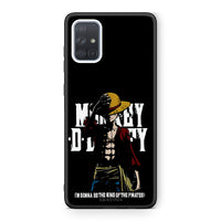 Thumbnail for Samsung A51 Pirate King θήκη από τη Smartfits με σχέδιο στο πίσω μέρος και μαύρο περίβλημα | Smartphone case with colorful back and black bezels by Smartfits