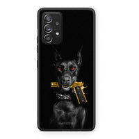 Thumbnail for Samsung Galaxy A52 Golden Gun Θήκη Αγίου Βαλεντίνου από τη Smartfits με σχέδιο στο πίσω μέρος και μαύρο περίβλημα | Smartphone case with colorful back and black bezels by Smartfits