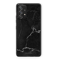Thumbnail for Samsung Galaxy A52 Marble Black θήκη από τη Smartfits με σχέδιο στο πίσω μέρος και μαύρο περίβλημα | Smartphone case with colorful back and black bezels by Smartfits