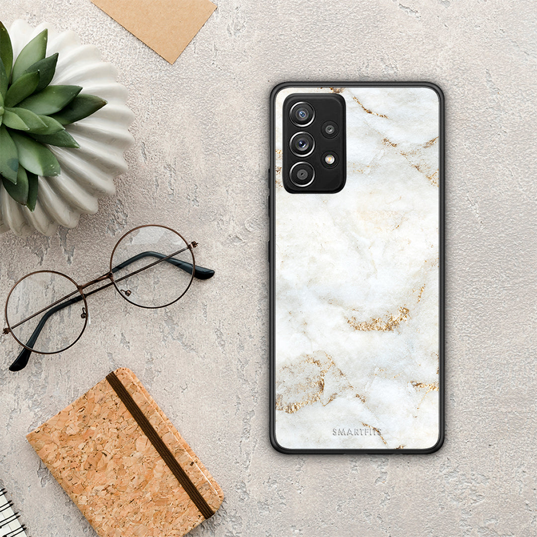 White Gold Marble - Samsung Galaxy A52 / A52s / A52 5G θήκη