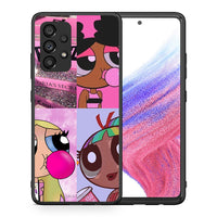 Thumbnail for Θήκη Αγίου Βαλεντίνου Samsung A53 5G Bubble Girls από τη Smartfits με σχέδιο στο πίσω μέρος και μαύρο περίβλημα | Samsung A53 5G Bubble Girls case with colorful back and black bezels