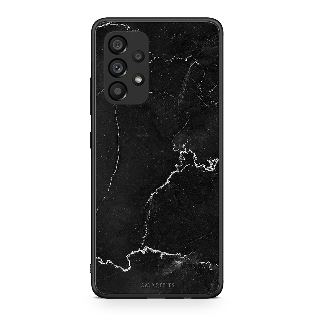 Samsung A53 5G Marble Black θήκη από τη Smartfits με σχέδιο στο πίσω μέρος και μαύρο περίβλημα | Smartphone case with colorful back and black bezels by Smartfits