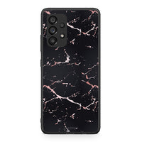 Thumbnail for 4 - Samsung A53 5G Black Rosegold Marble case, cover, bumper