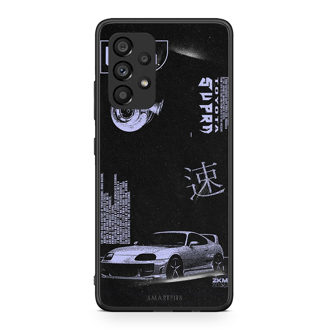 Samsung A53 5G Tokyo Drift Θήκη Αγίου Βαλεντίνου από τη Smartfits με σχέδιο στο πίσω μέρος και μαύρο περίβλημα | Smartphone case with colorful back and black bezels by Smartfits