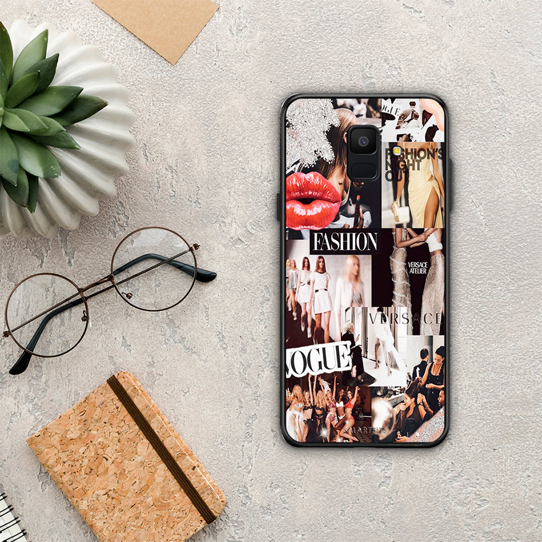 Collage Fashion - Samsung Galaxy A6 2018 θήκη