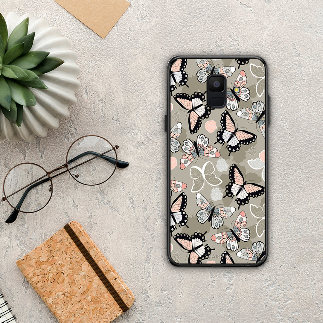 Boho Butterflies - Samsung Galaxy A6 2018 θήκη