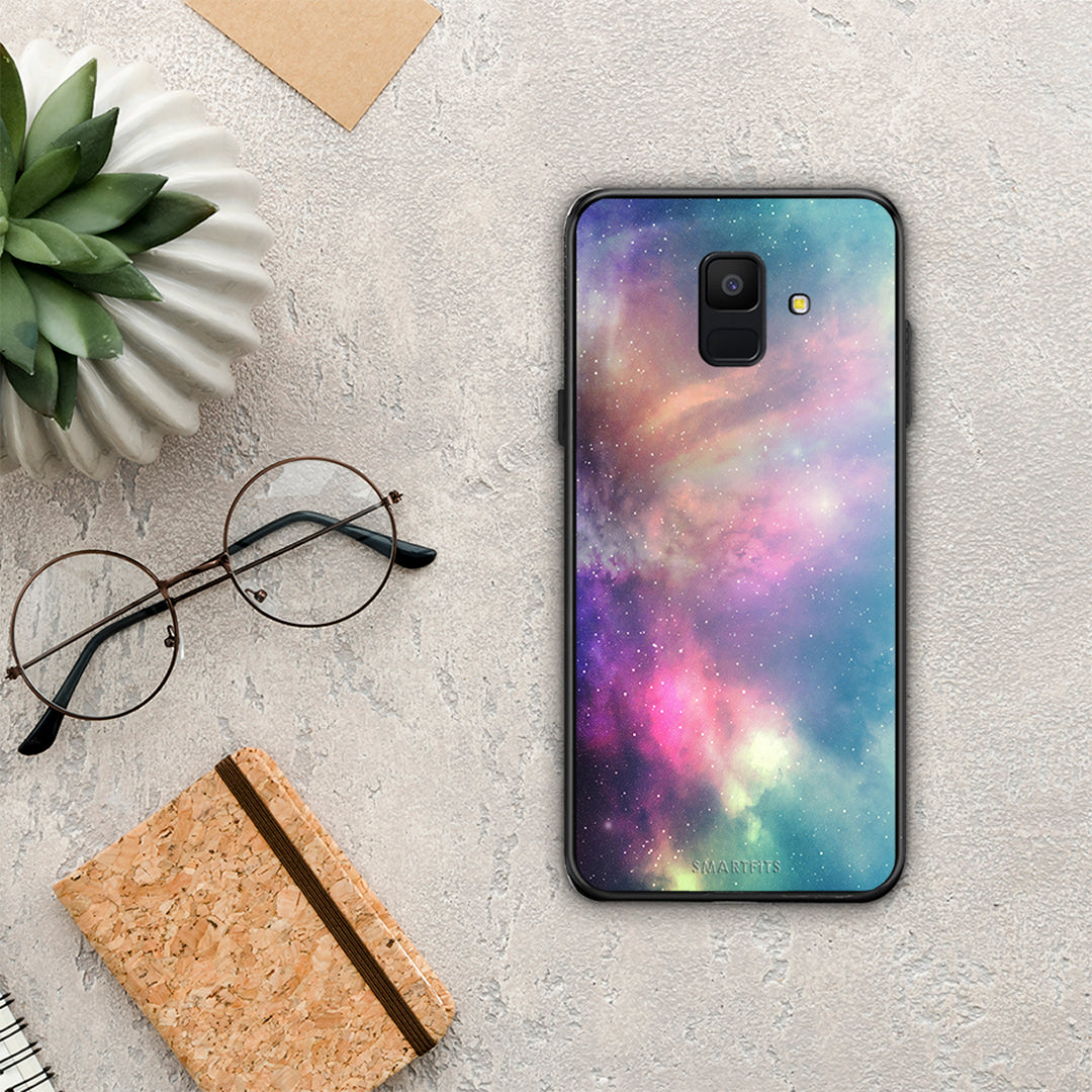 Galactic Rainbow - Samsung Galaxy A6 2018 θήκη