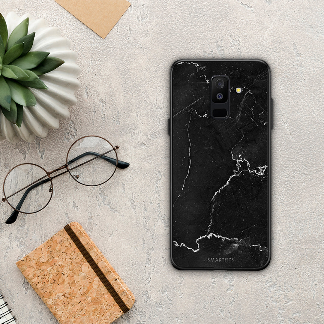 Marble Black - Samsung Galaxy A6+ 2018 θήκη