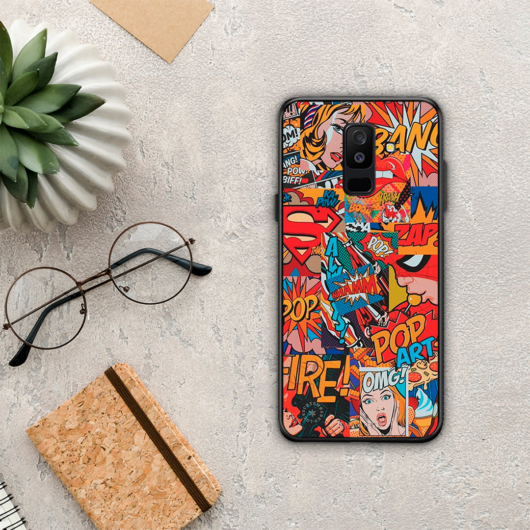 PopArt OMG - Samsung Galaxy A6+ 2018 θήκη