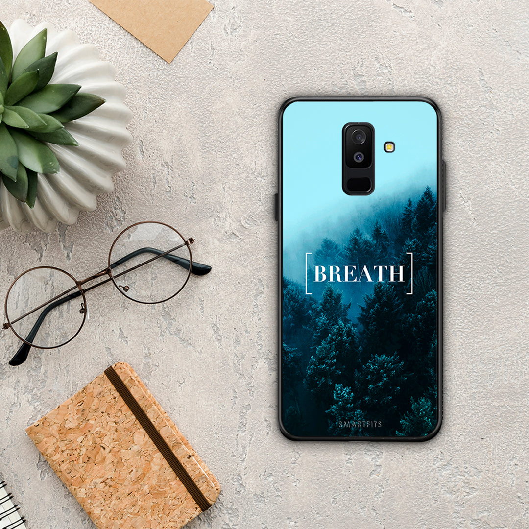 Quote Breath - Samsung Galaxy A6+ 2018 θήκη