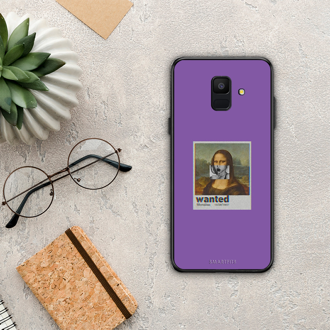 Popart Monalisa - Samsung Galaxy A6 2018 θήκη