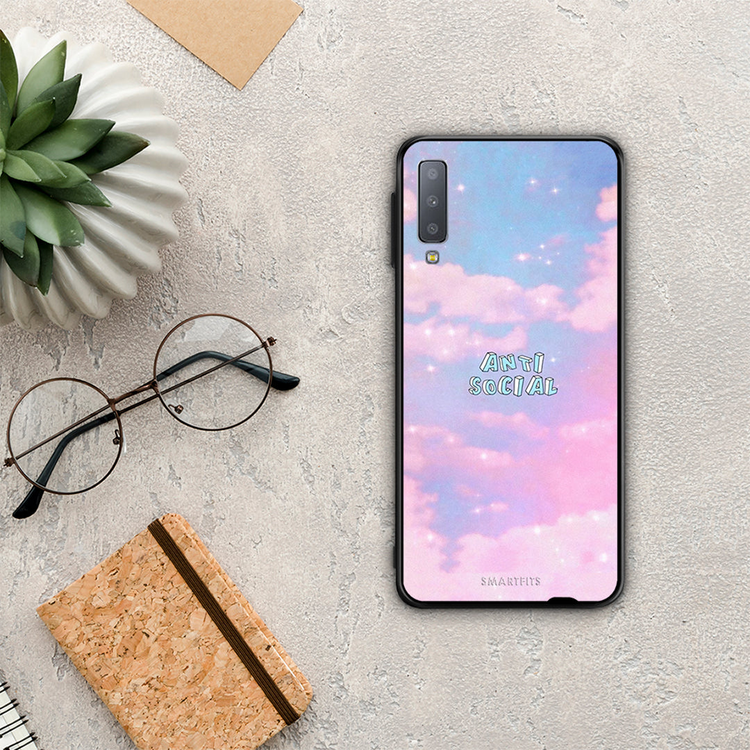 Anti Social - Samsung Galaxy A7 2018 θήκη