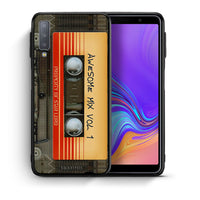 Thumbnail for Θήκη Samsung A7 2018 Awesome Mix από τη Smartfits με σχέδιο στο πίσω μέρος και μαύρο περίβλημα | Samsung A7 2018 Awesome Mix case with colorful back and black bezels