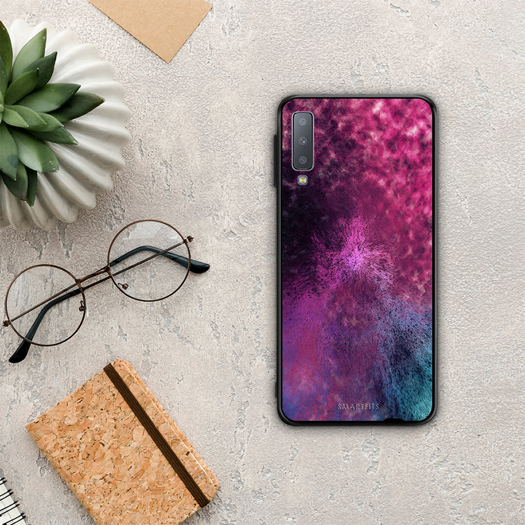 Galactic Aurora - Samsung Galaxy A7 2018 θήκη