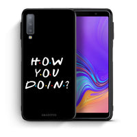 Thumbnail for Θήκη Samsung A7 2018 How You Doin από τη Smartfits με σχέδιο στο πίσω μέρος και μαύρο περίβλημα | Samsung A7 2018 How You Doin case with colorful back and black bezels