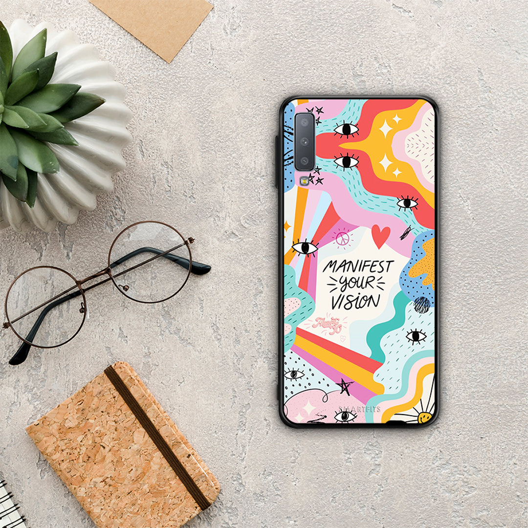 Manifest Your Vision - Samsung Galaxy A7 2018 θήκη