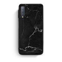 Thumbnail for samsung A7 Marble Black θήκη από τη Smartfits με σχέδιο στο πίσω μέρος και μαύρο περίβλημα | Smartphone case with colorful back and black bezels by Smartfits