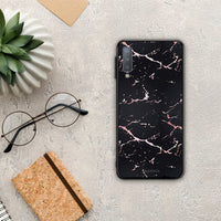Thumbnail for Marble Black Rosegold - Samsung Galaxy A7 2018 θήκη