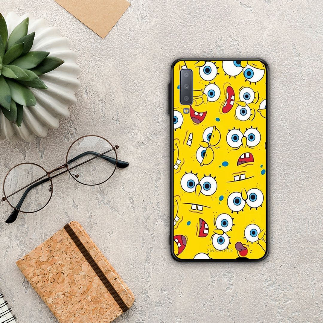 PopArt Sponge - Samsung Galaxy A7 2018 θήκη