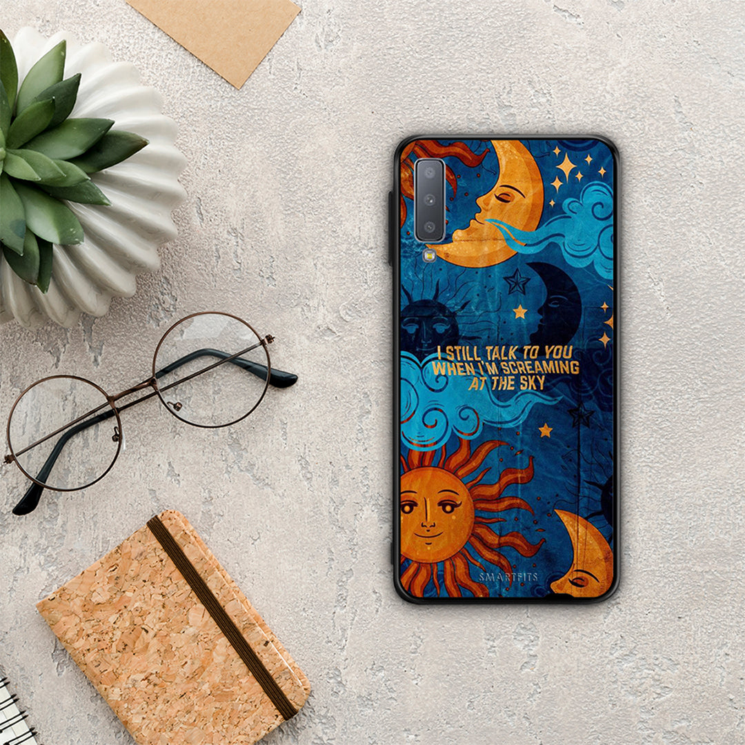 Screaming Sky - Samsung Galaxy A7 2018 θήκη