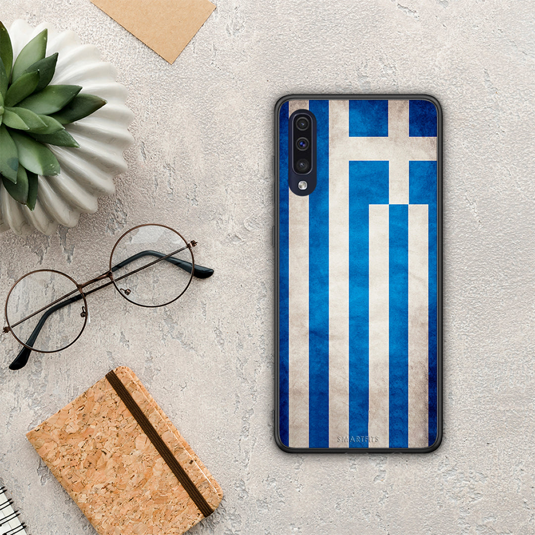 Flag Greek - Samsung Galaxy A70 θήκη
