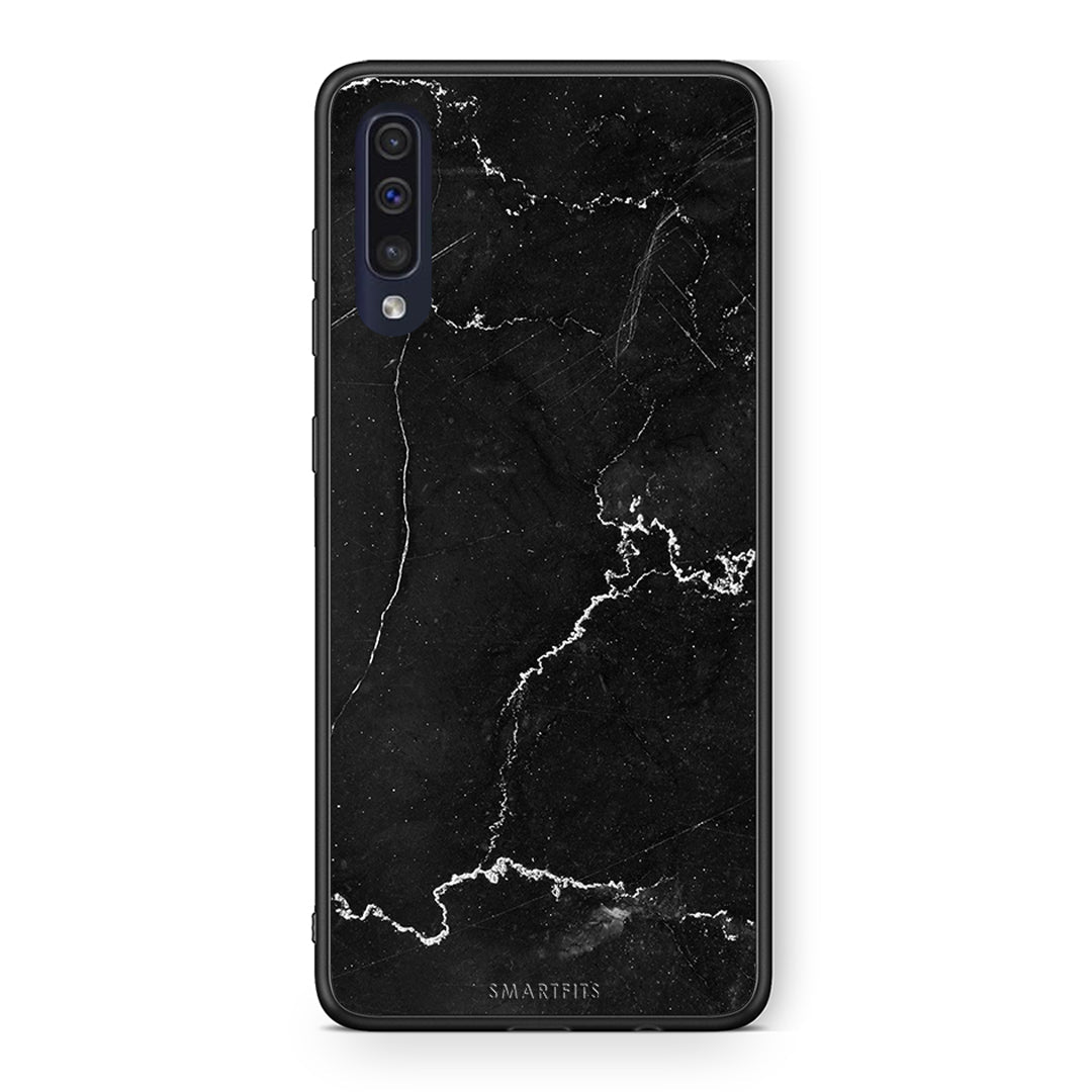 Samsung A70 Marble Black θήκη από τη Smartfits με σχέδιο στο πίσω μέρος και μαύρο περίβλημα | Smartphone case with colorful back and black bezels by Smartfits