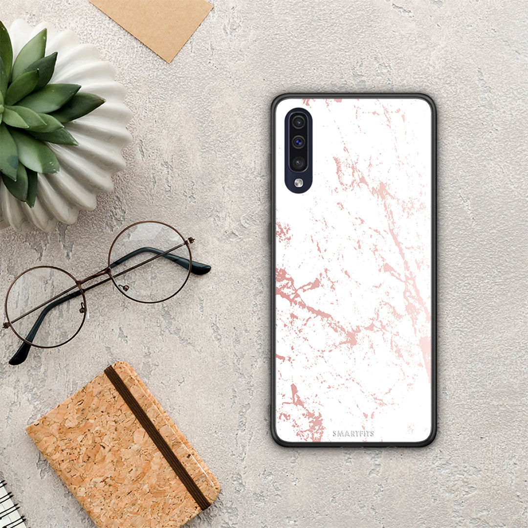 Marble Pink Splash - Samsung Galaxy A70 θήκη