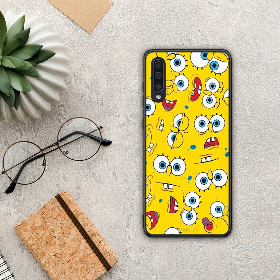 PopArt Sponge - Samsung Galaxy A70 θήκη