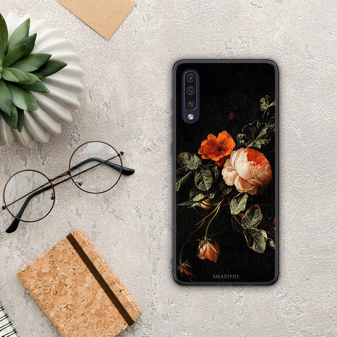 Vintage Roses - Samsung Galaxy A70 θήκη