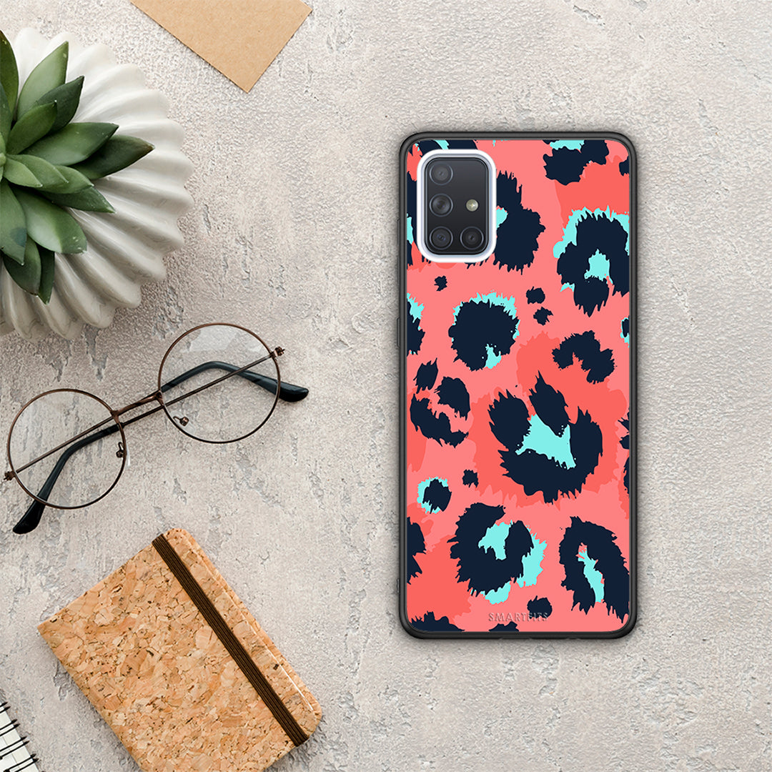 Animal Pink Leopard - Samsung Galaxy A71 θήκη