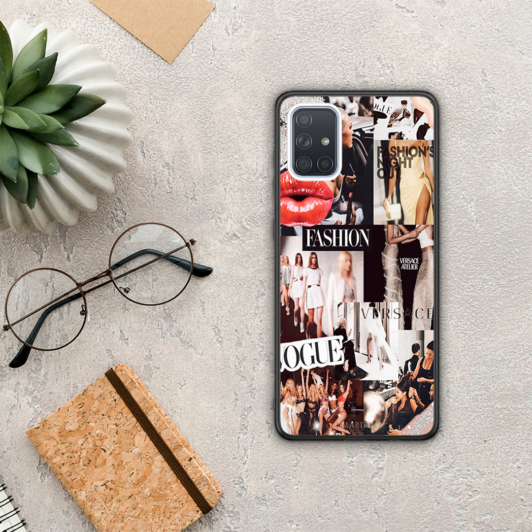 Collage Fashion - Samsung Galaxy A71 θήκη