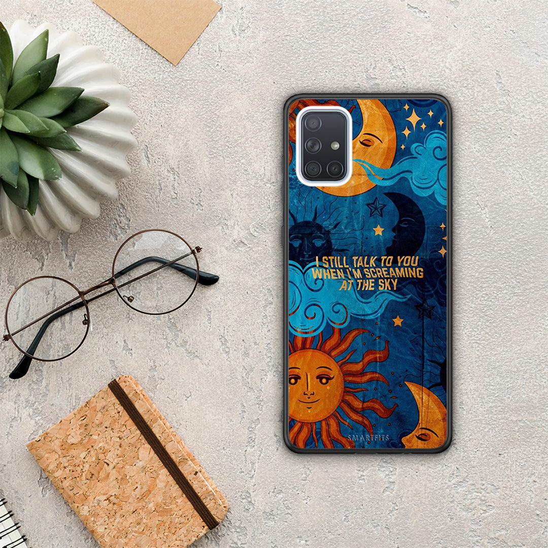 Screaming Sky - Samsung Galaxy A71 θήκη