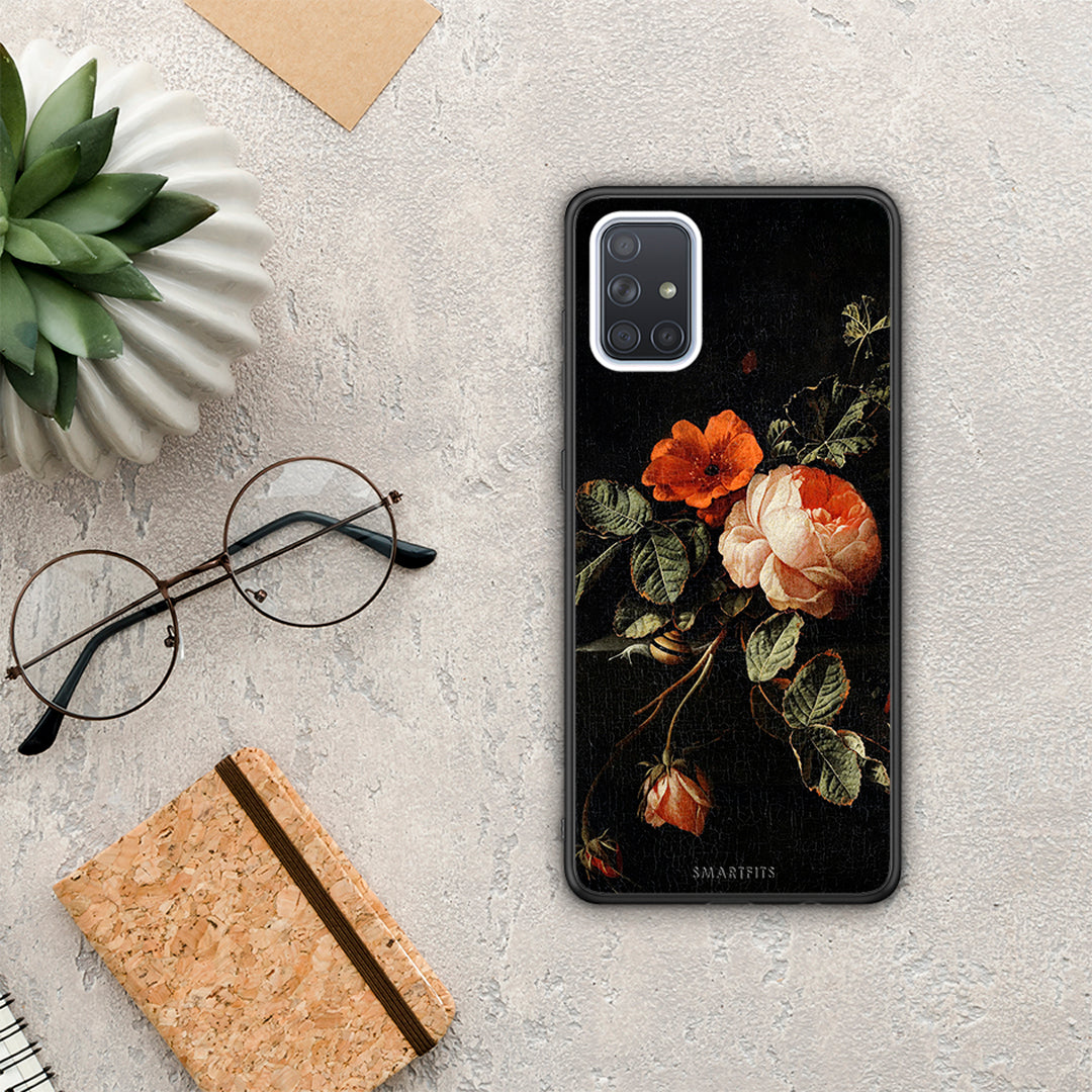 Vintage Roses - Samsung Galaxy A71 θήκη