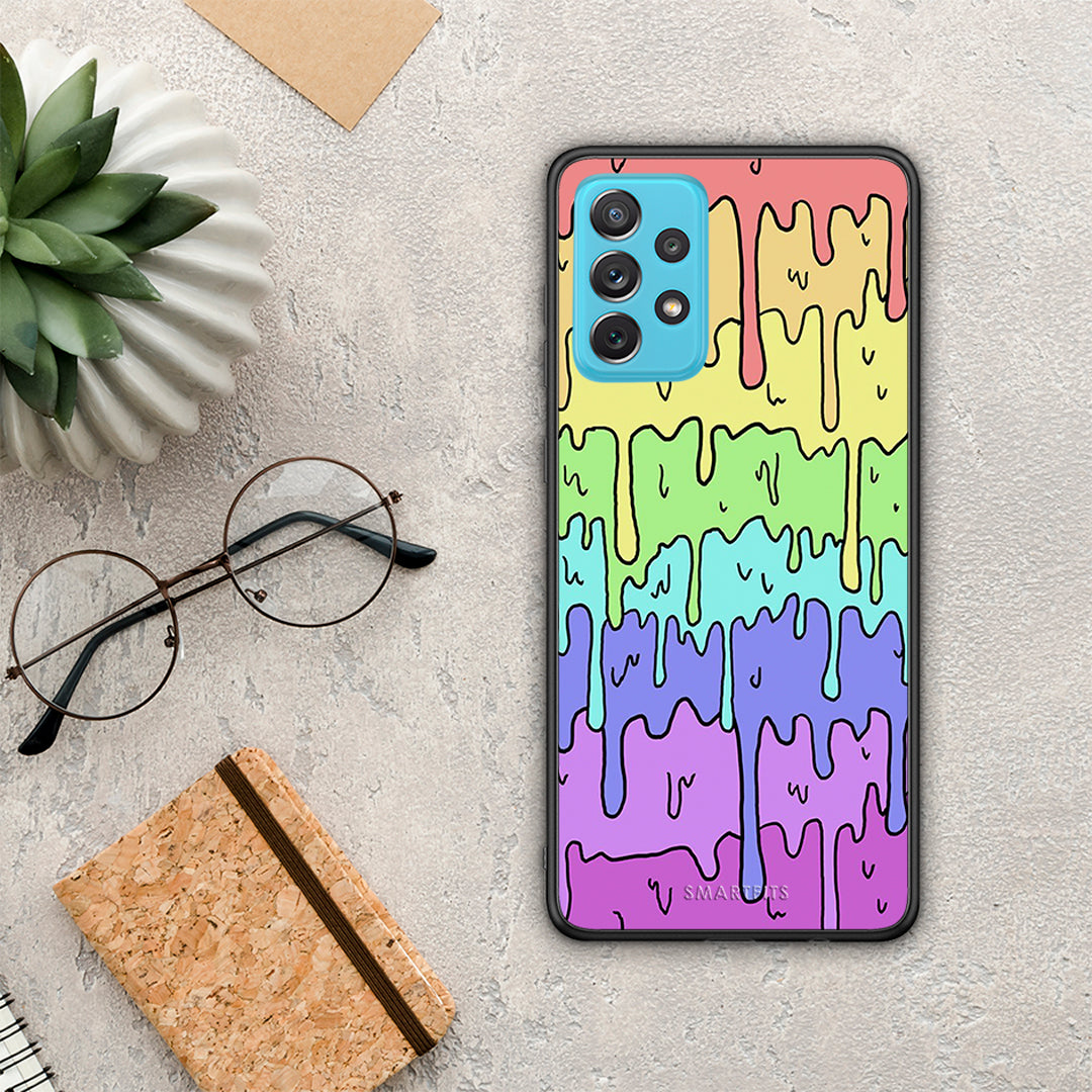 Melting Rainbow - Samsung Galaxy A72 θήκη