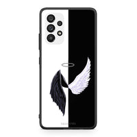 Thumbnail for Samsung A73 5G Angels Demons θήκη από τη Smartfits με σχέδιο στο πίσω μέρος και μαύρο περίβλημα | Smartphone case with colorful back and black bezels by Smartfits